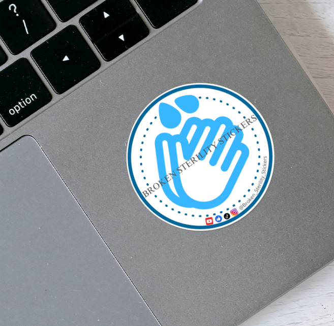 Broken Sterility Stickers Sticker