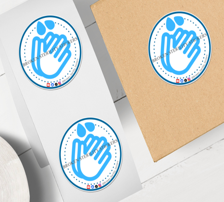 Broken Sterility Stickers Sticker